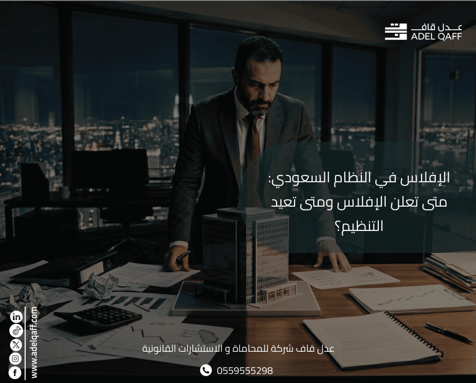 الإفلاس في النظام السعودي: متى تعلن الإفلاس ومتى تعيد التنظيم؟